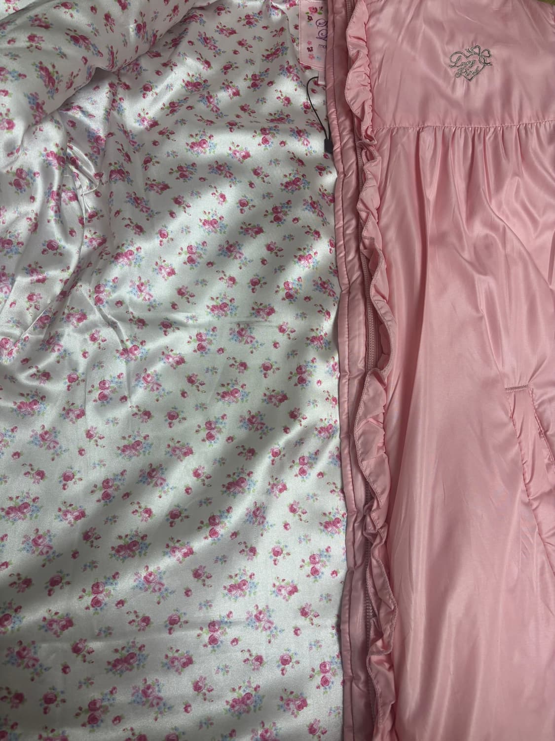 히메갸루 베이비핑크 패딩 상품이미지2