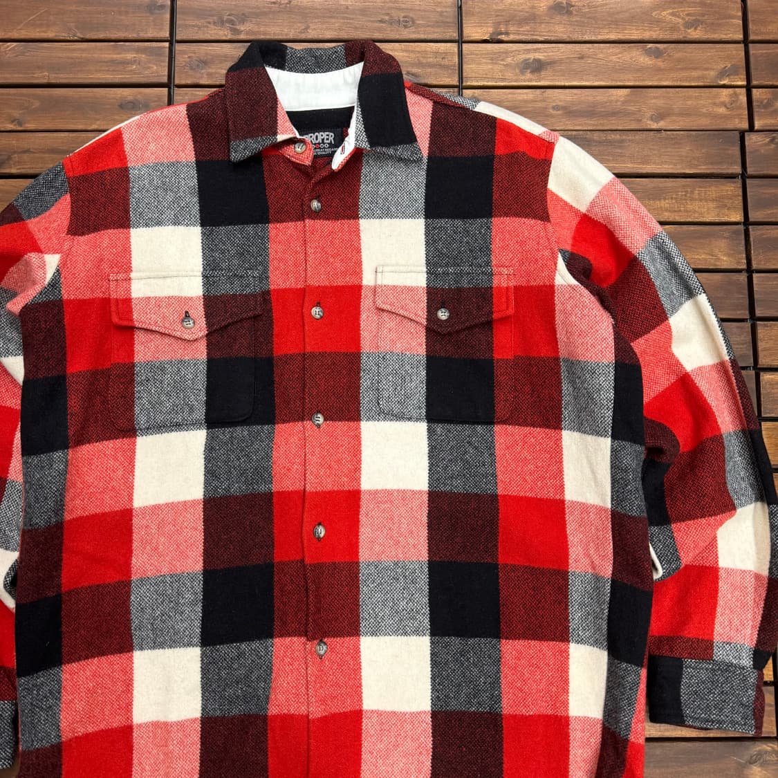 프로퍼 제팬 럼버잭 헤비 플란넬 셔츠 made in JAPAN (L)   상품이미지2