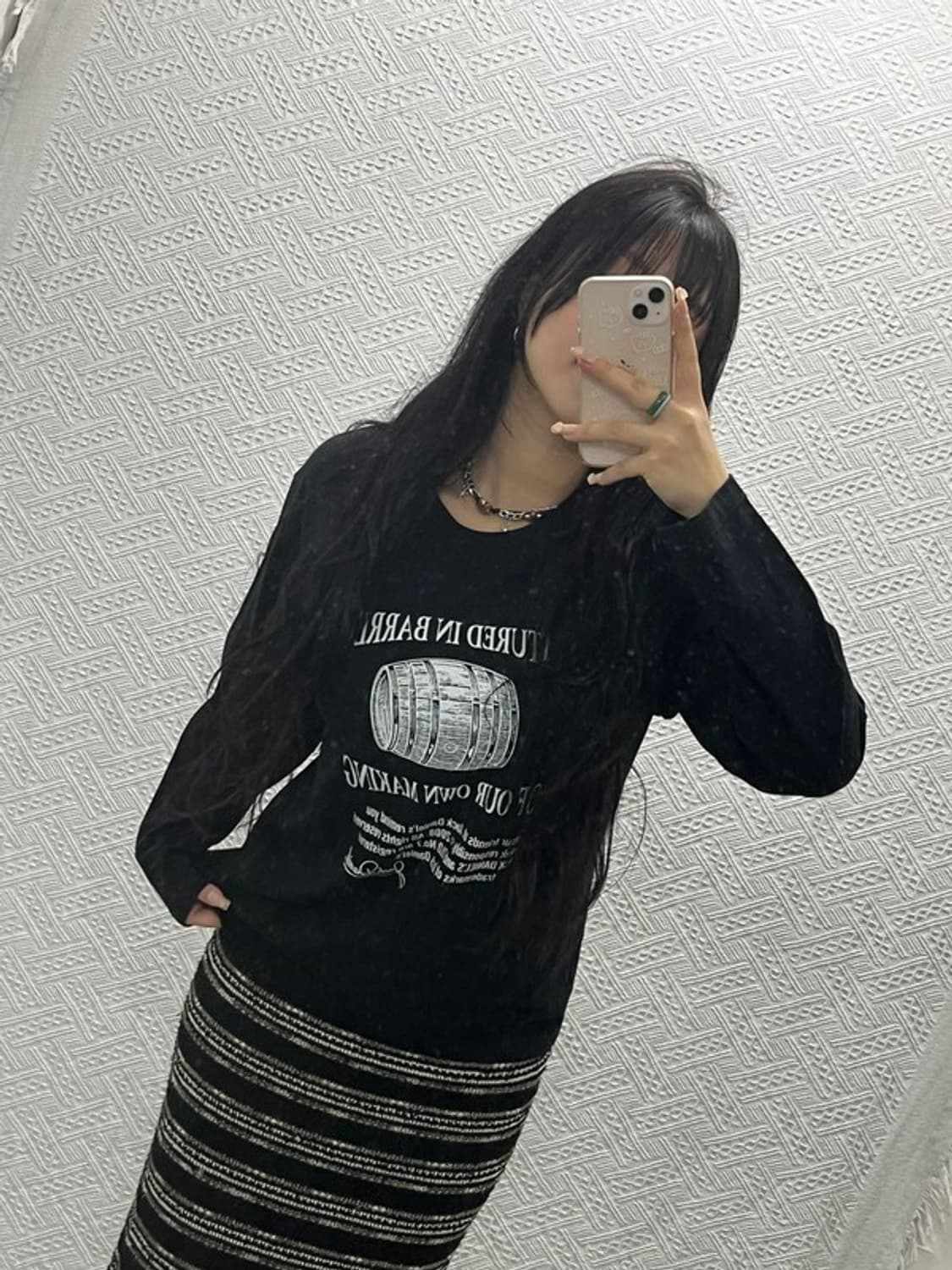 잭다니엘 빈티지 블랙 긴팔 롱슬리브 90 C06414 상품이미지2