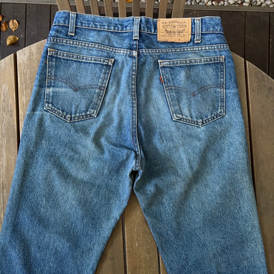 80~90s USA 리바이스 509 오렌지탭 레귤러 핏 데님 상품이미지7