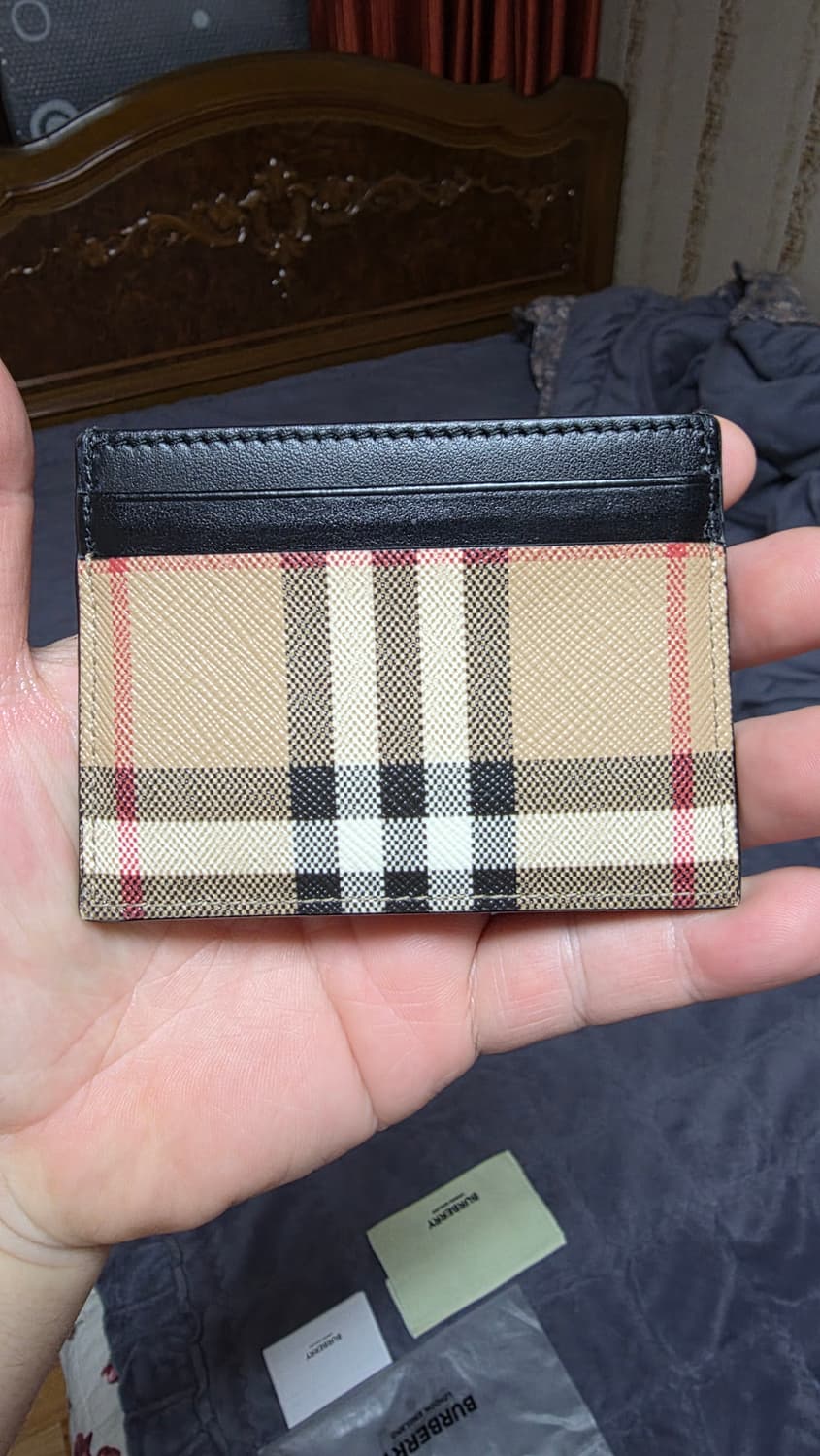 (정품) 버버리 빈티지 체크 카드지갑/남녀공용/개인/팝니다. 상품이미지3