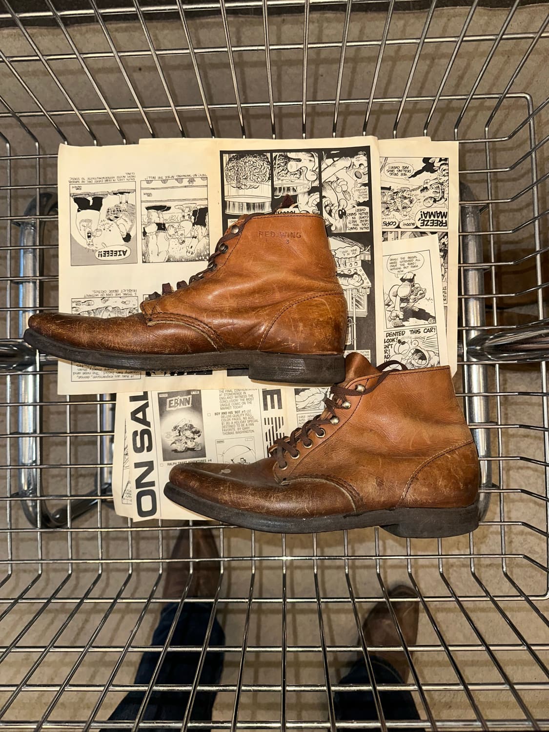90‘s Red Wing 2126 utility brogan boots 상품이미지6