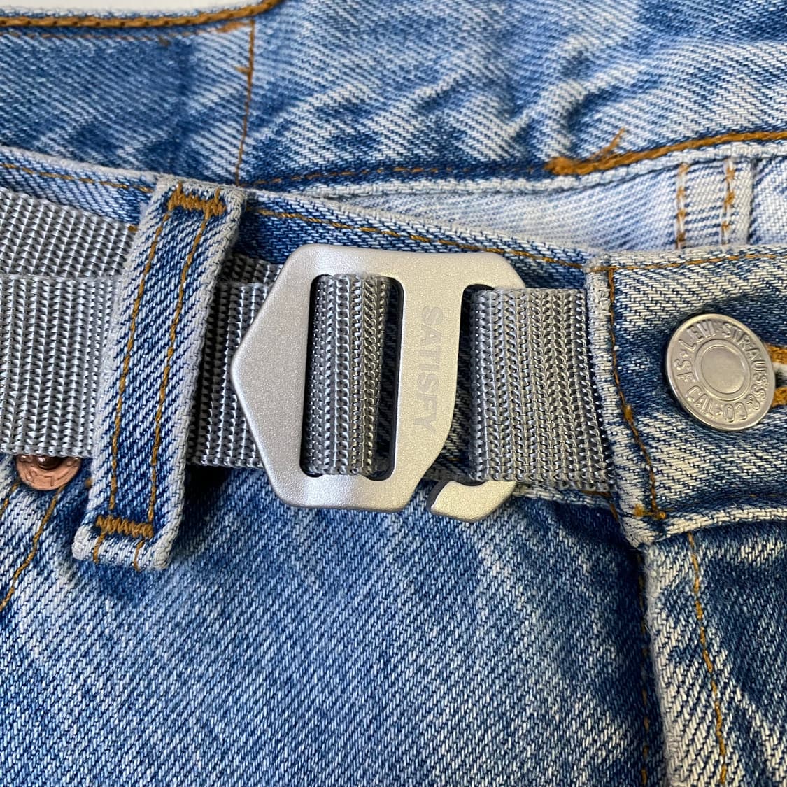 [32] 리바이스 x 새티스파이 501 리포제스드 클라임 진 데님 상품이미지4