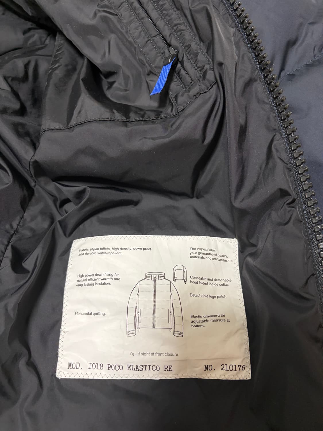 아스페시 패딩(XL, 네이비) 상품이미지8