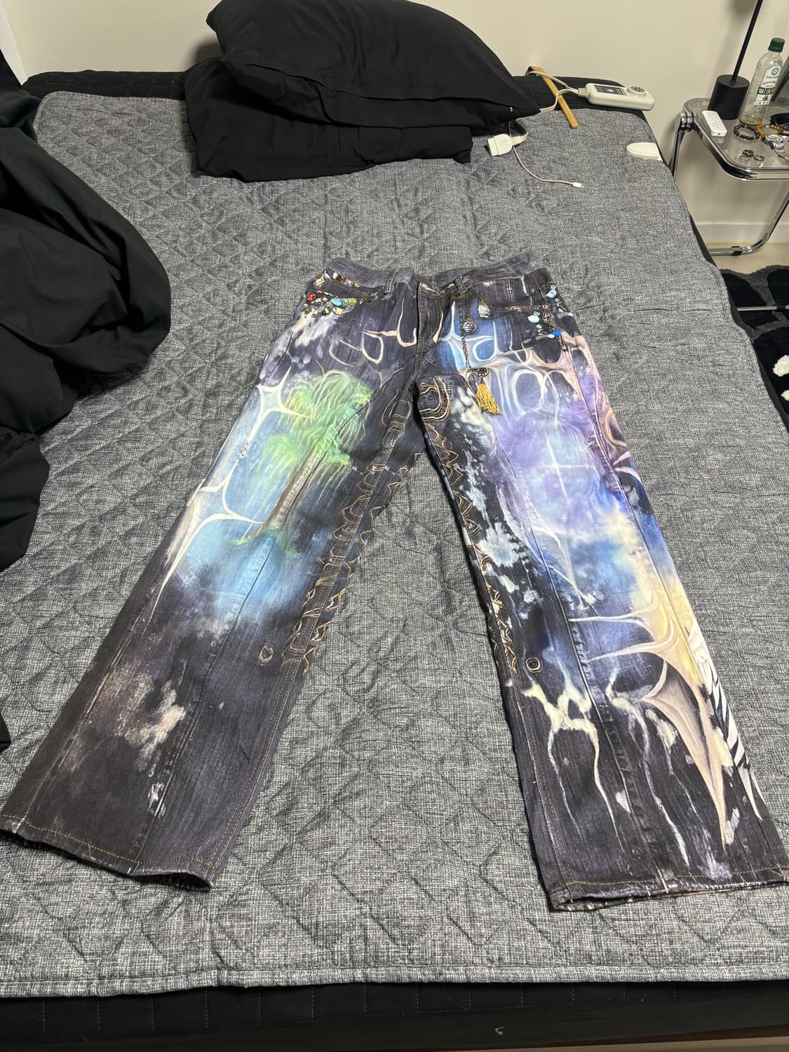 그래픽 워싱진 상품이미지2