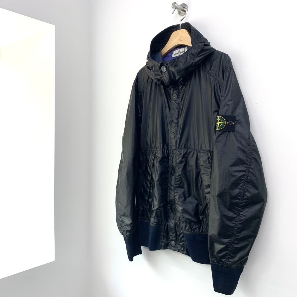 스톤 아일랜드 와펜 글래스 폴리아미드 나일론 후드자켓 상품이미지4
