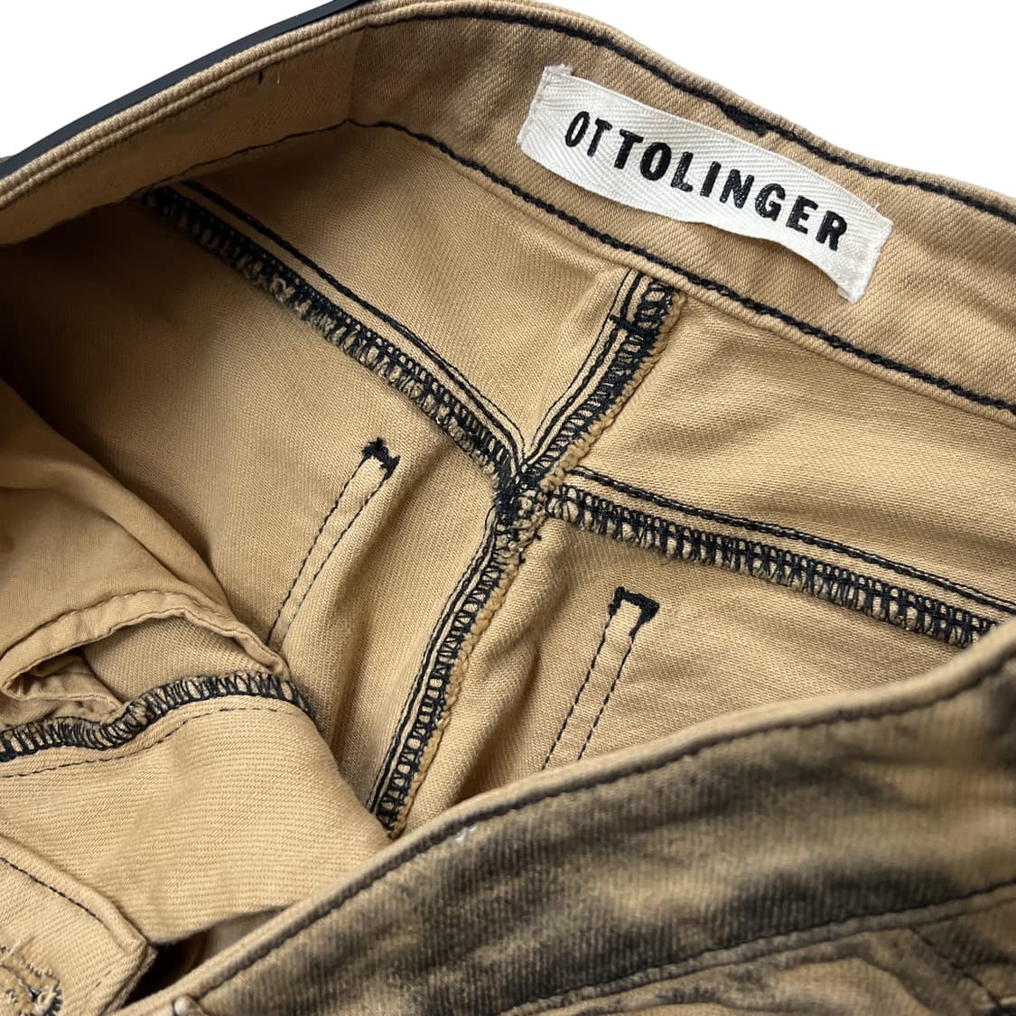 Ottolinger Draped Jeans in Beige 상품이미지8
