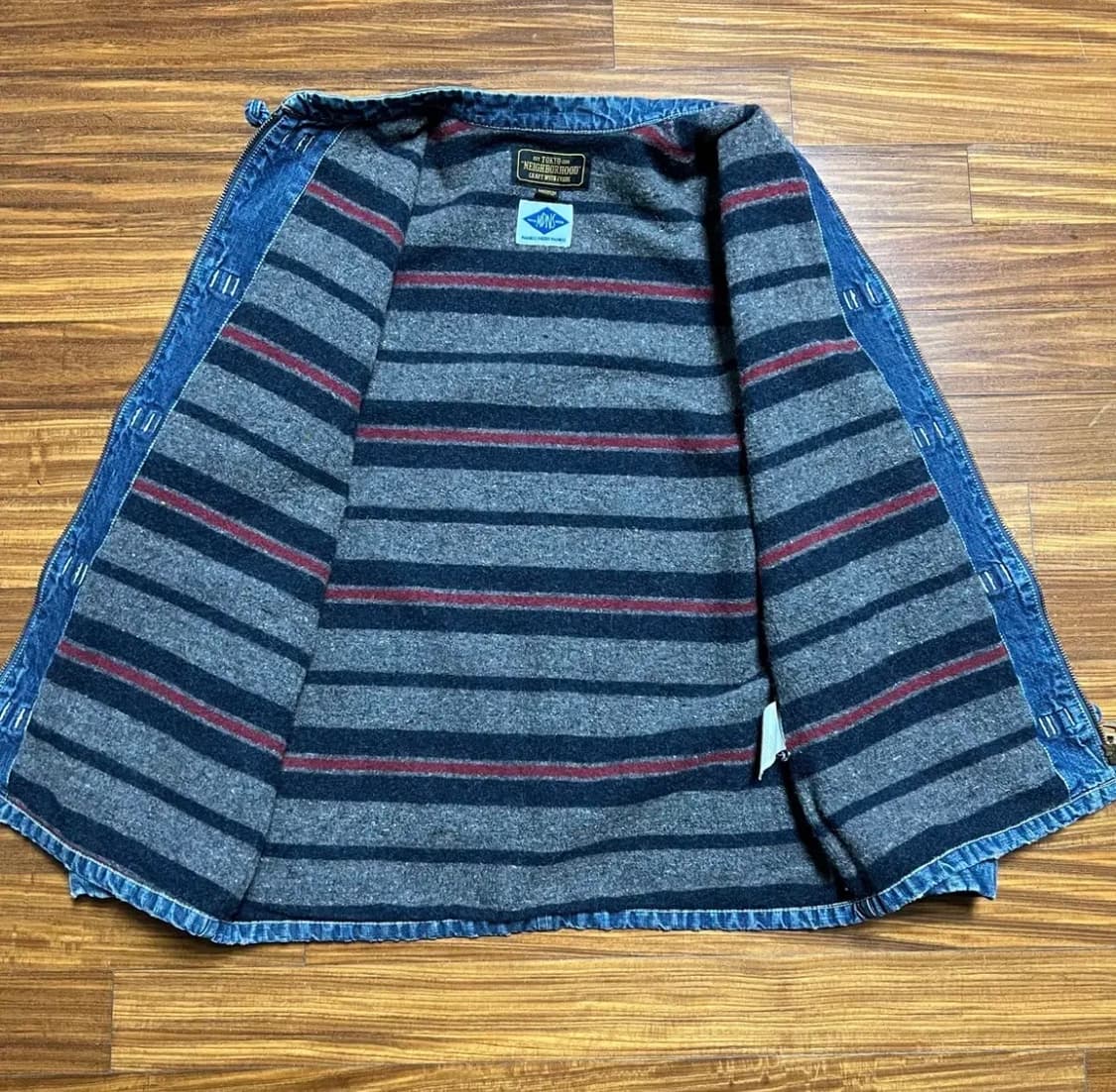 네이버후드 x 매드니스 쿵푸 데님 자켓 상품이미지7