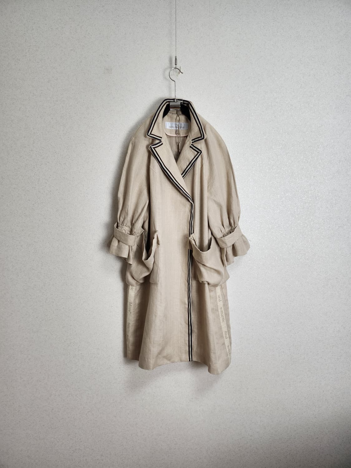 손정완 린넨100% 코트55 66 상품이미지1