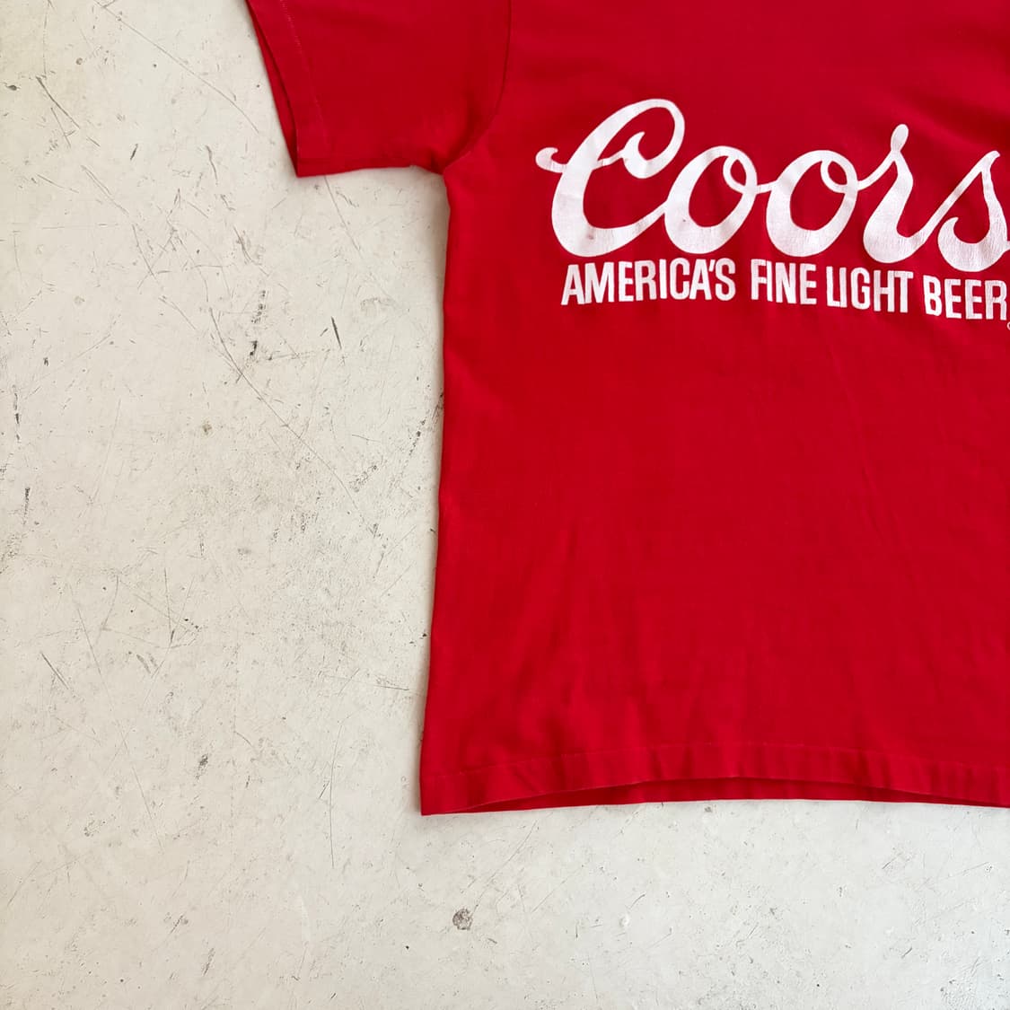 80s-90s USA Coors Banquet 싱글스티치 반팔티 S 상품이미지3