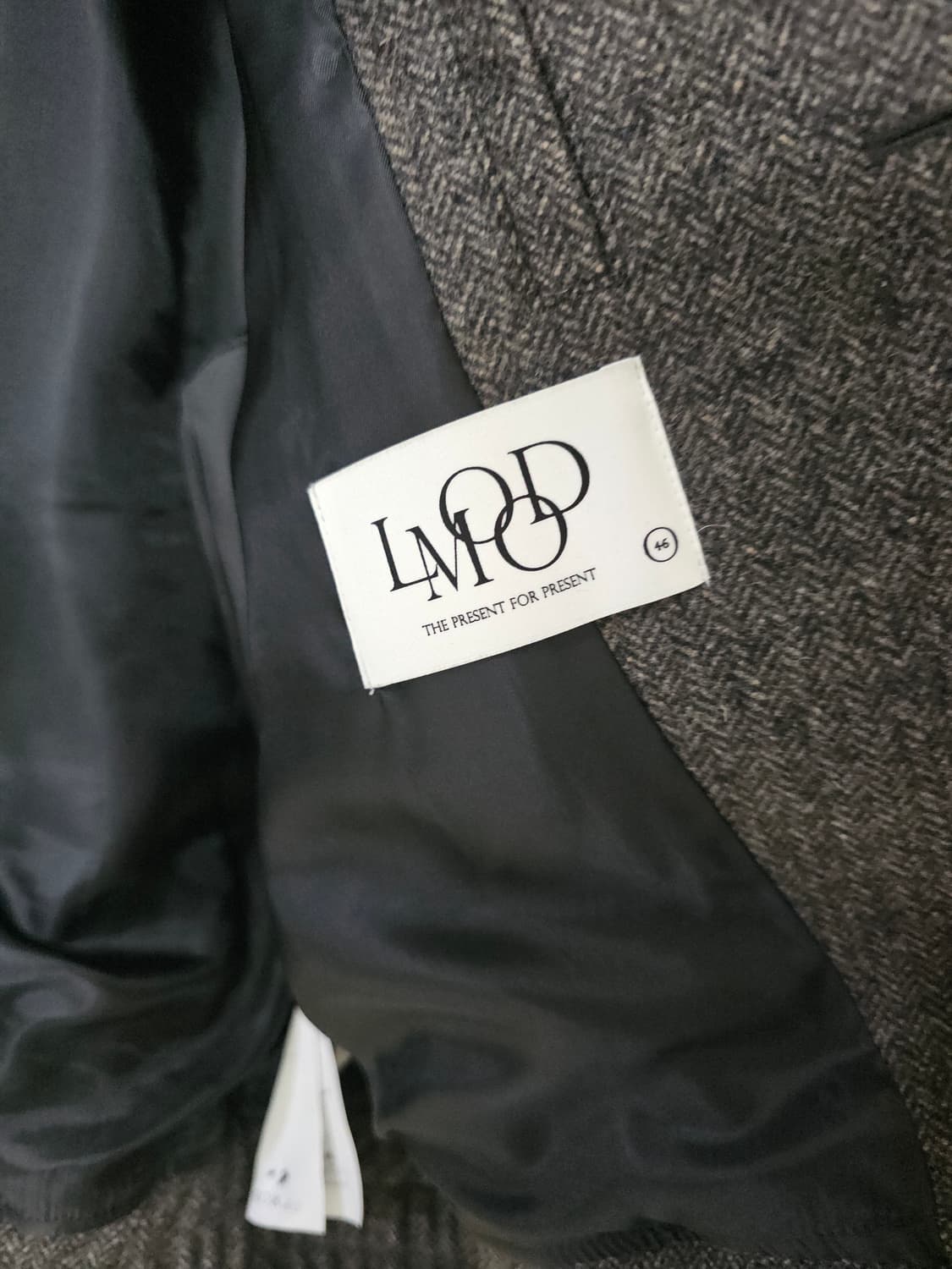 엘무드 엘버튼 울 블루종 자켓 NED브라운 46 상품이미지3