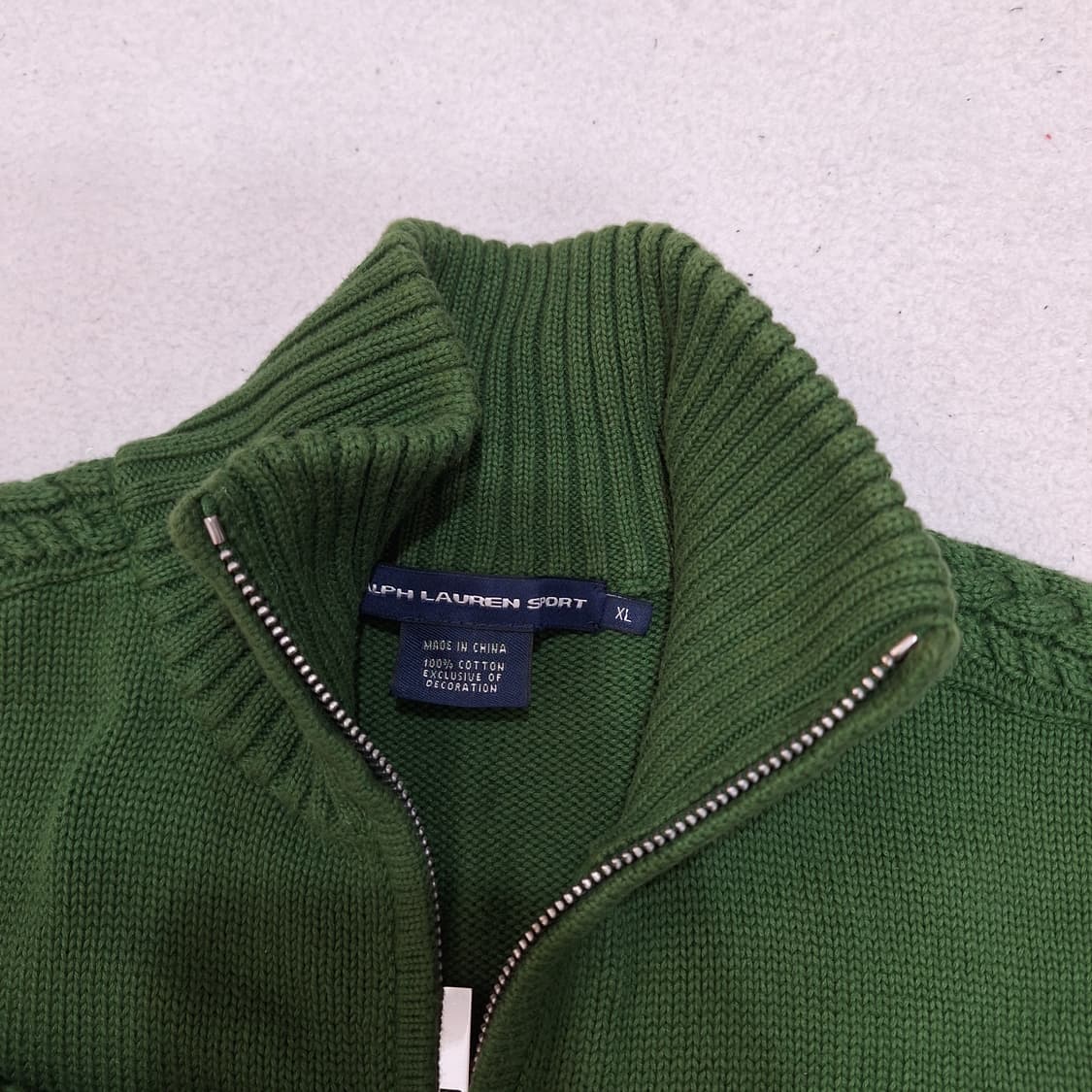 랄프로렌  스포츠  니트집업XL 상품이미지2