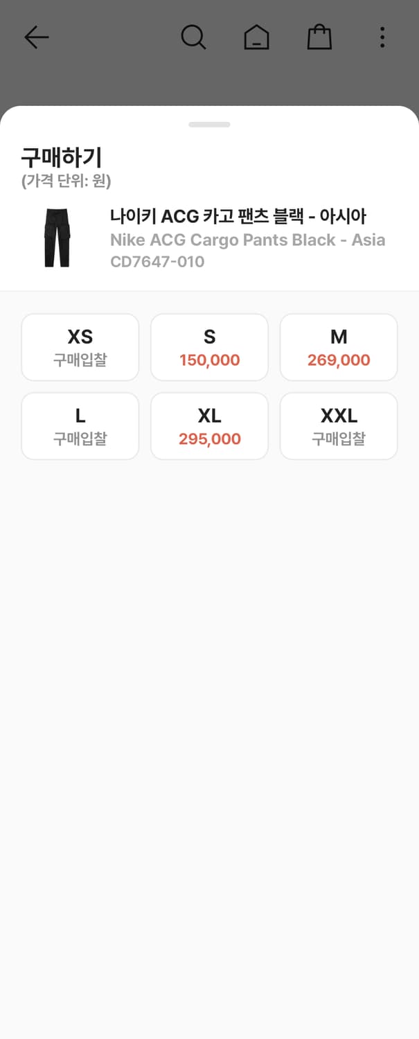 나이키 ACG 카고 팬츠 (L) 상품이미지2