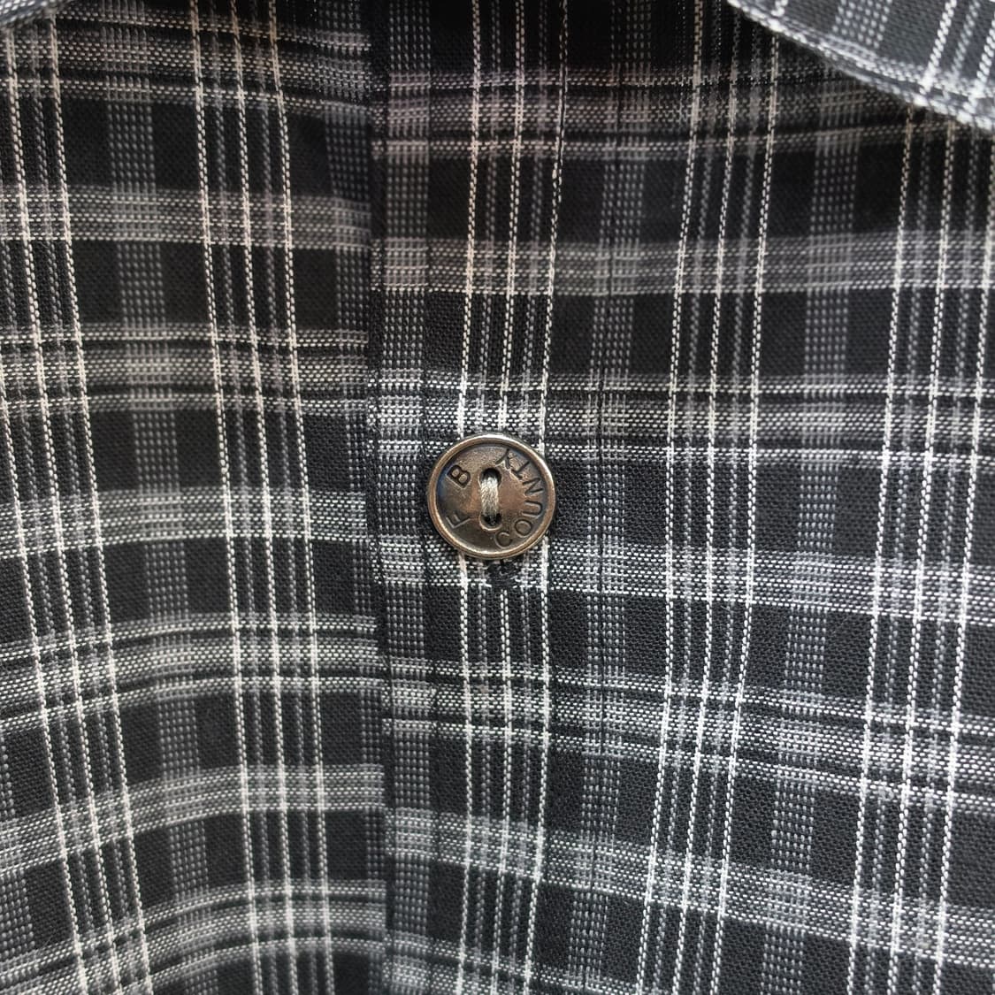 미사용품 COUNTY FB 오버핏 체크셔츠-XL 상품이미지3