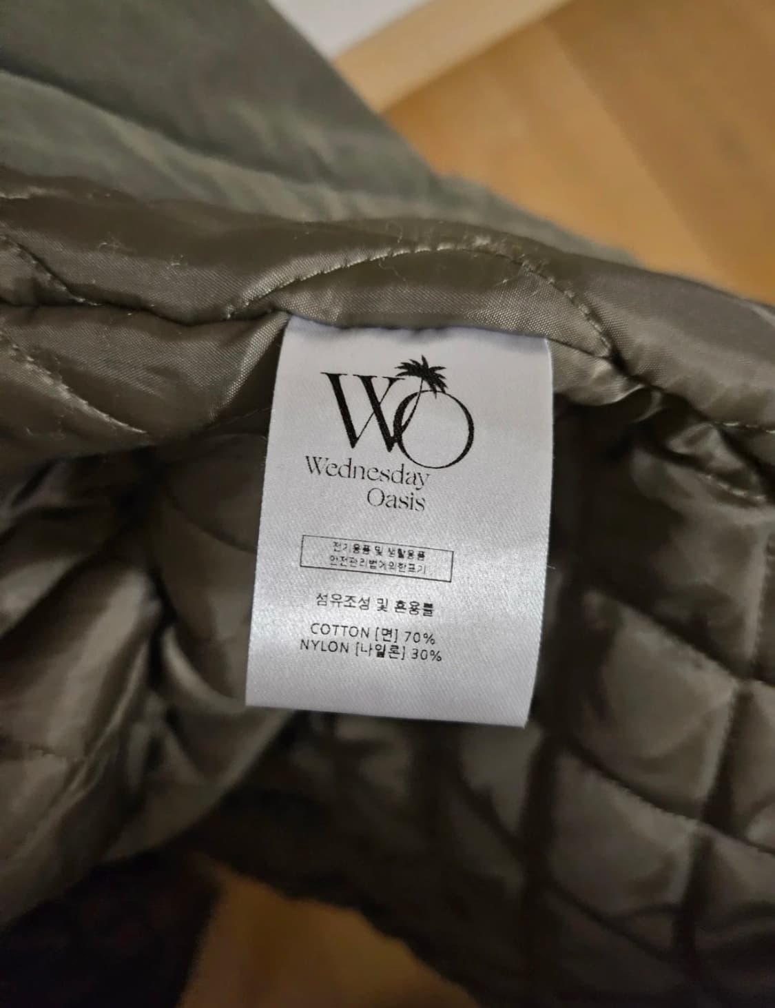 웬즈데이 오아시스 피쉬테일 야상 패딩 코트 M-65 상품이미지6