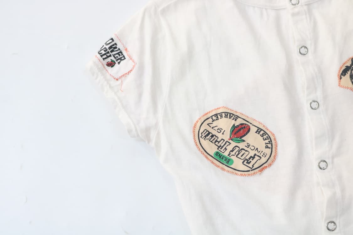 One Way 원웨이 빈티지 멕시코 파크 패치워크 버튼업 반팔 티셔츠 상품이미지7