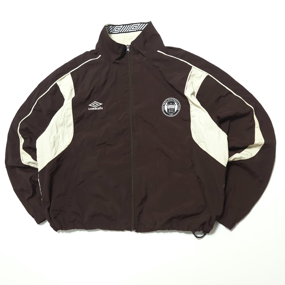 엄브로 프릭스스토어 별주 트랙 바람막이 자켓 브라운 상품이미지3