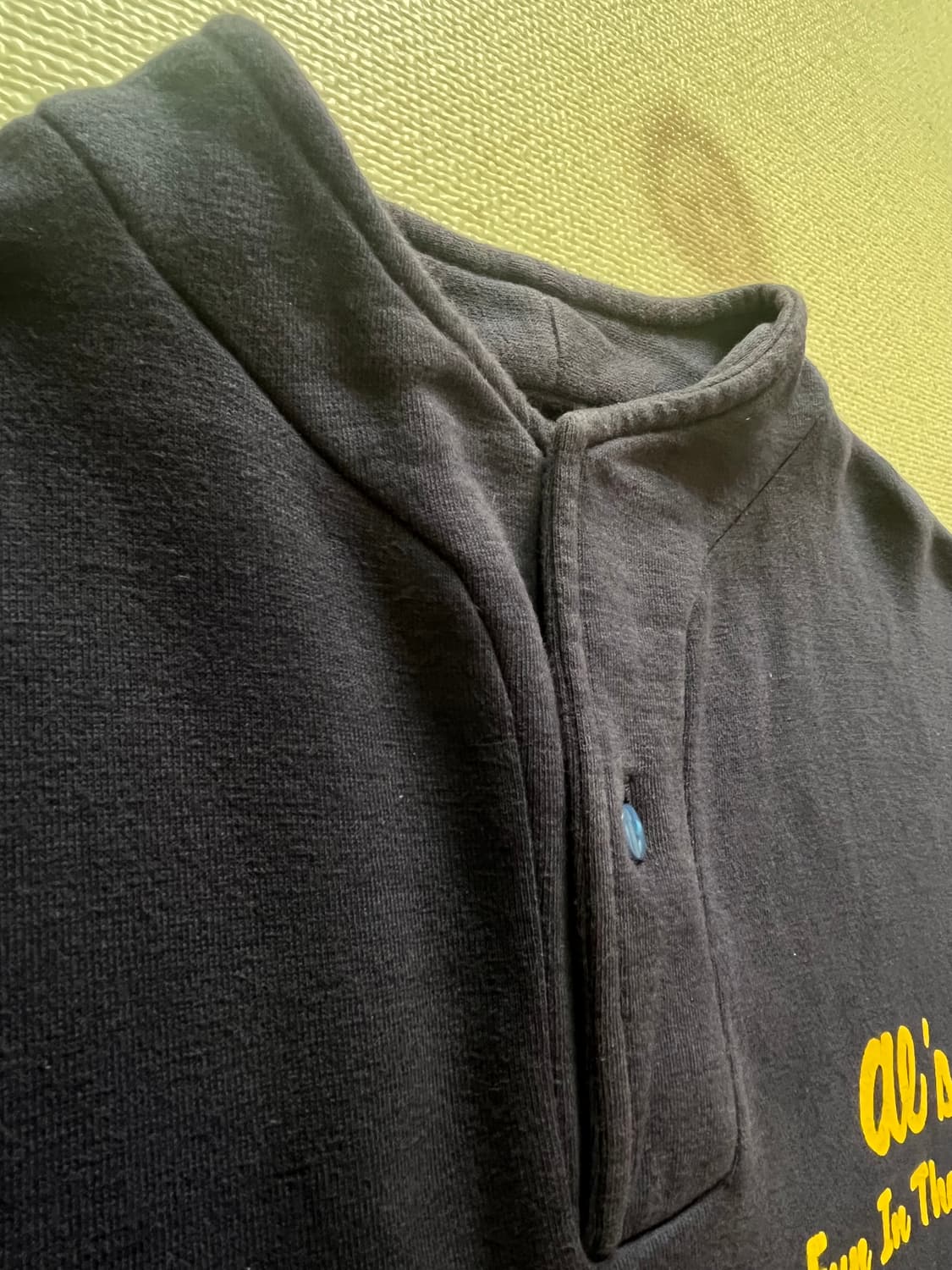 DUBBLE WORKS HALF BUTTON UP SWEAT SHIRTS 상품이미지7