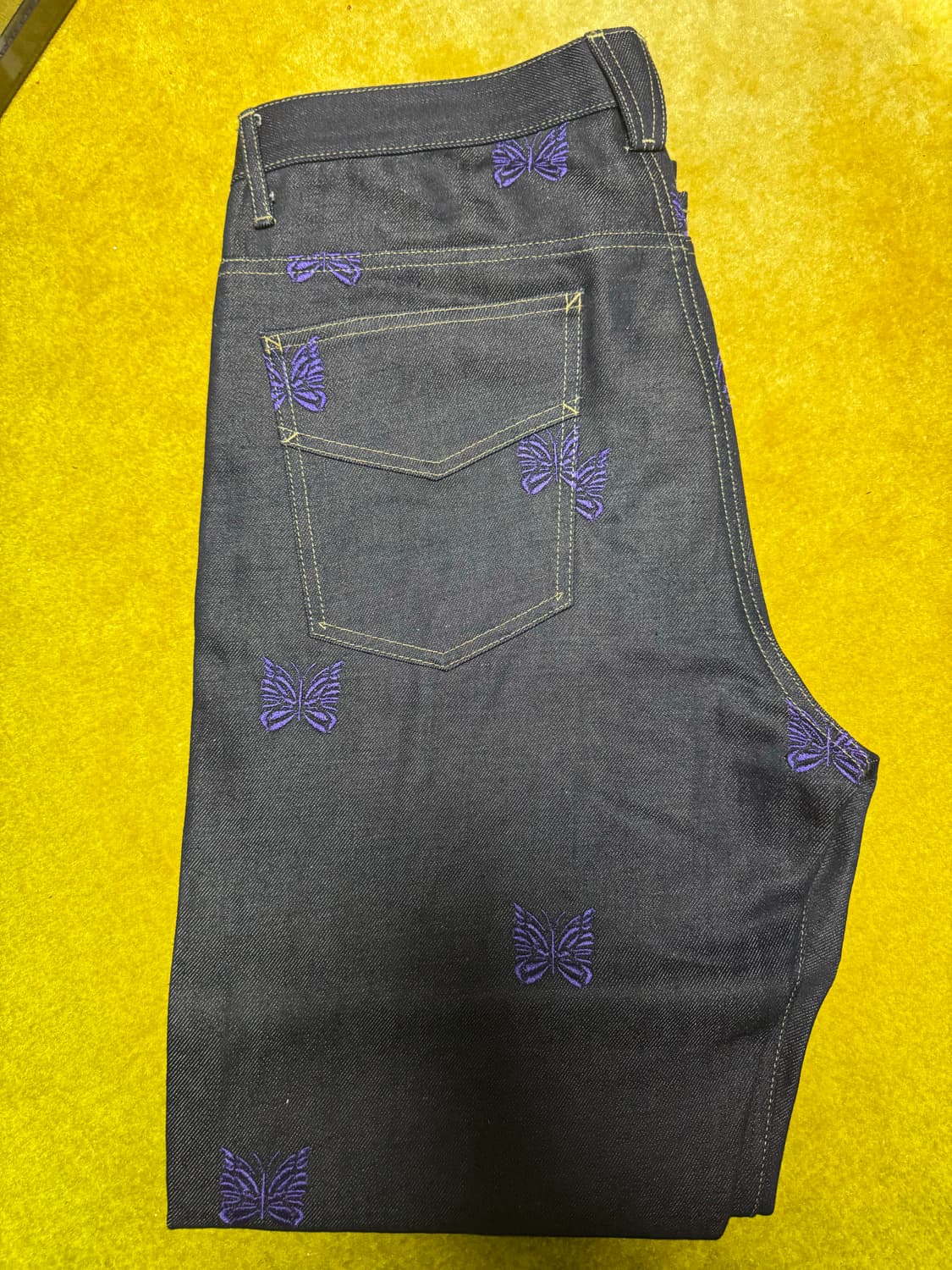 니들스 13oz 빠삐용 EMB 스트레이트 데님팬츠 상품이미지2
