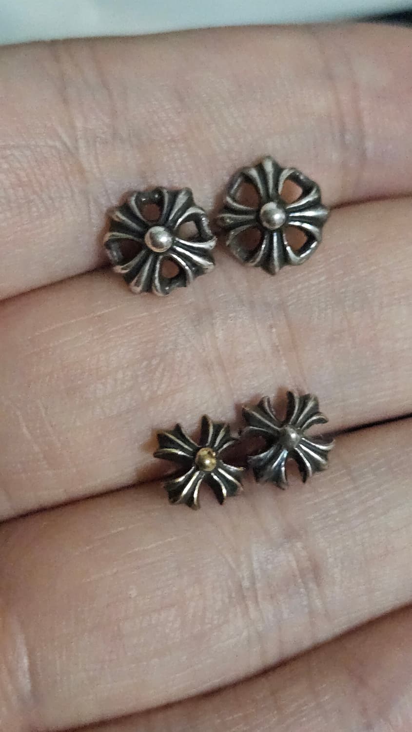 크롬하츠 라지 ch스터드 라운드이어링 귀걸이 상품이미지6