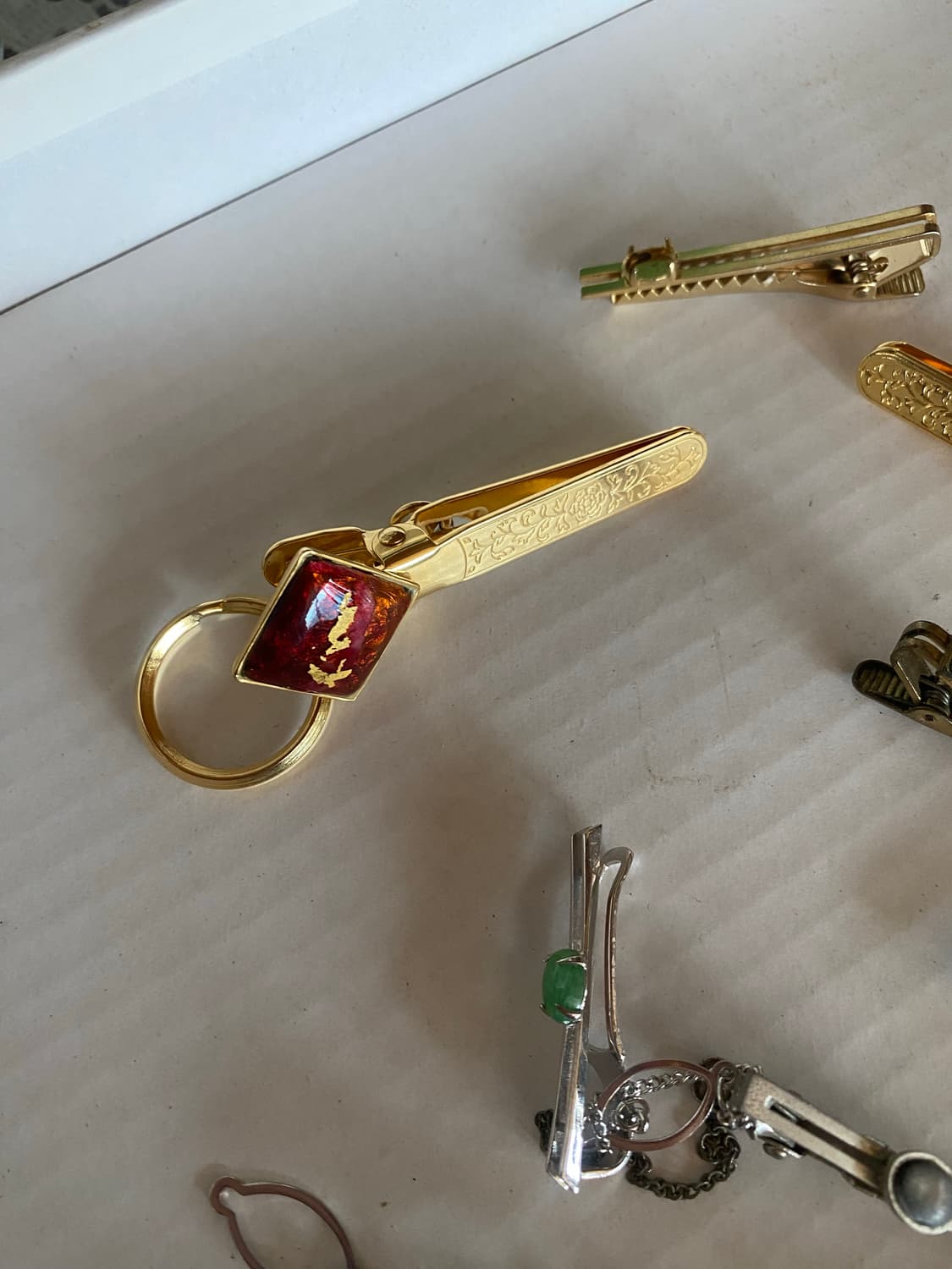 빈티지 넥타이핀 실버 및 던힐 등 상품이미지3