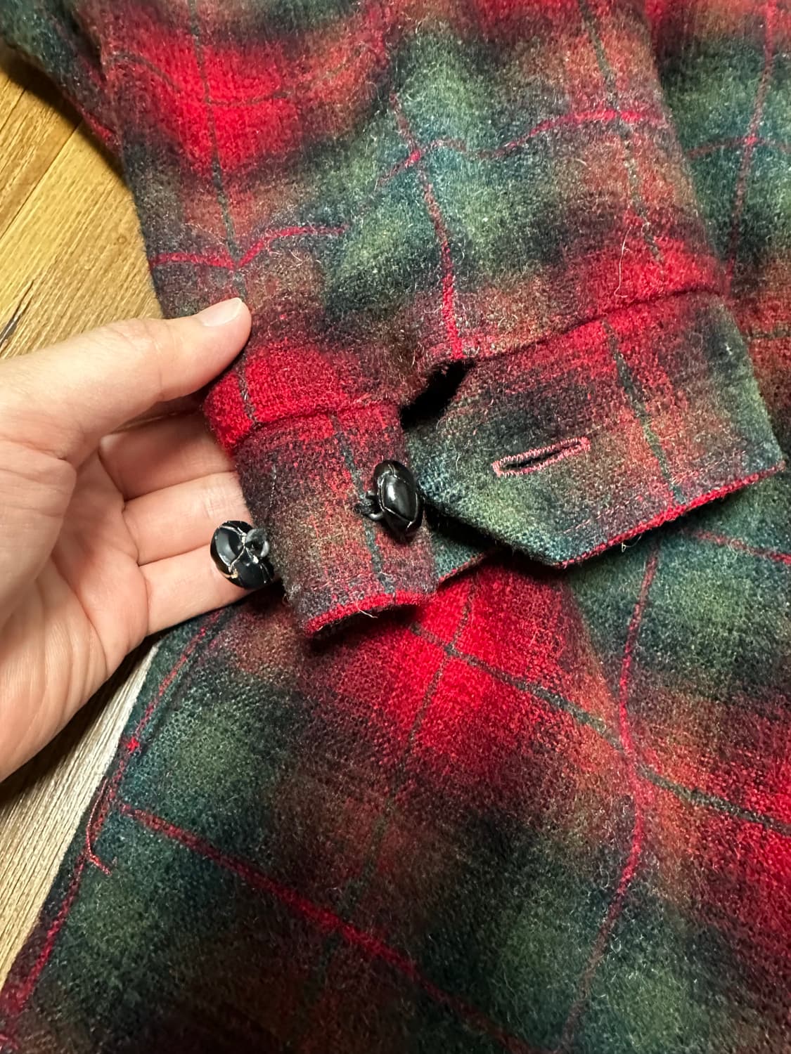 [XL] LL BEAN 체크 울자켓  상품이미지3