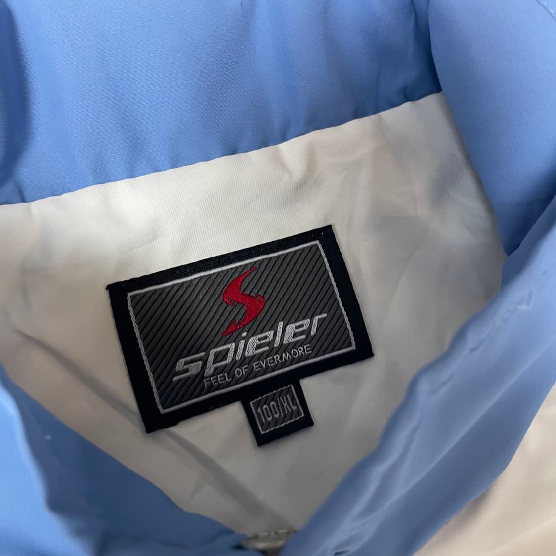 슈필러 로고 스카이블루 스트링 바람막이 XL 상품이미지6