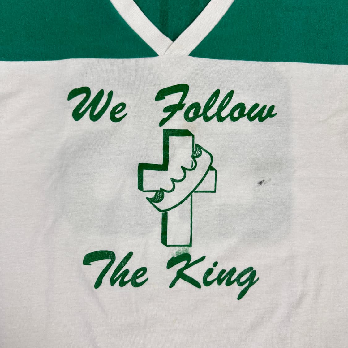 빈티지 90s Jesus The King 지저스 코튼 저지 티셔츠 상품이미지5