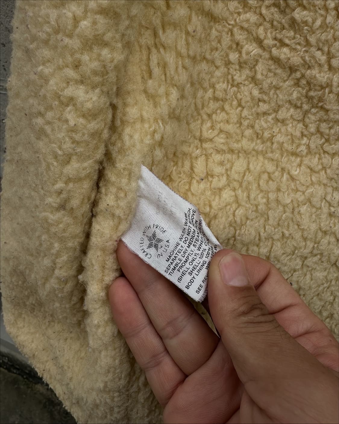 90s 칼하트 쉐르파 라이닝 컨버스 베스트 made in usa 상품이미지8