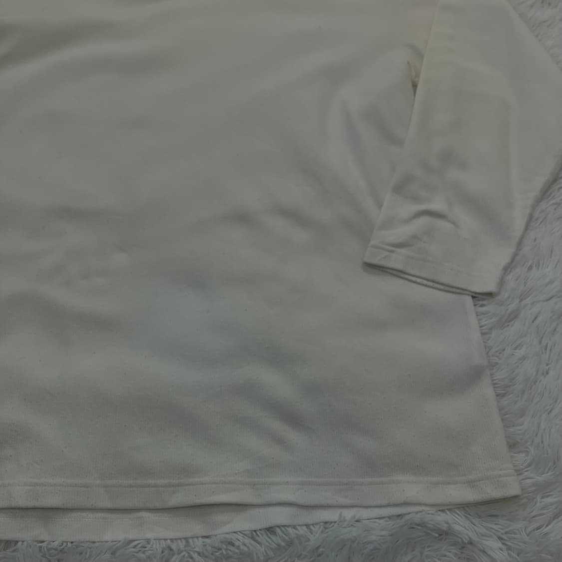 빈티지 반집업 화이트 빅 티셔츠 y2k 스트릿 갸루 펑키 일본빈티지733 상품이미지4