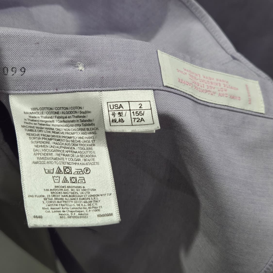 브룩스브라더스 우먼 솔리드 셔츠 2 상품이미지3