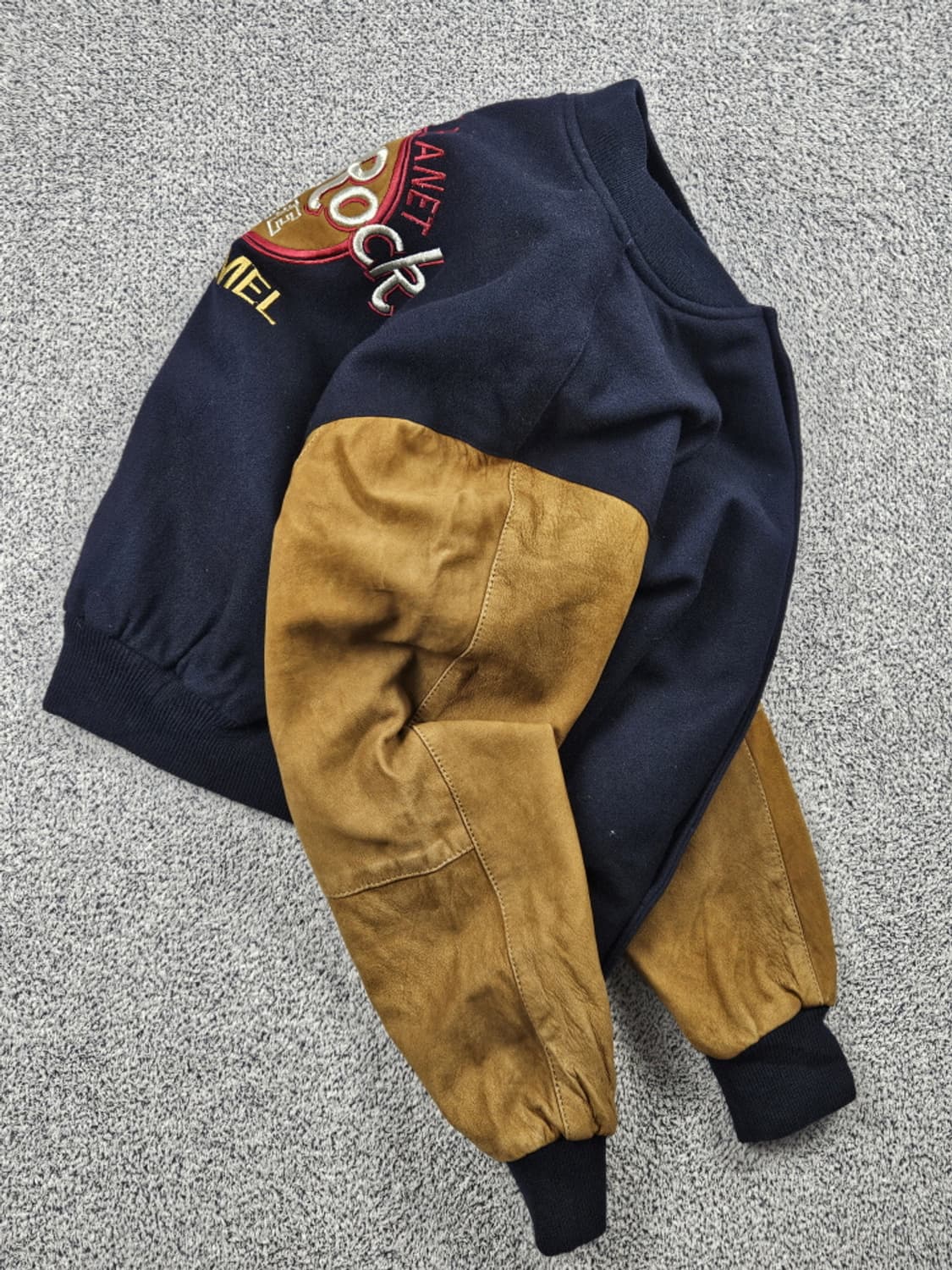 90's 하드락카페 코수멜 배색 바시티 자켓 ( S ) / 10101 상품이미지5