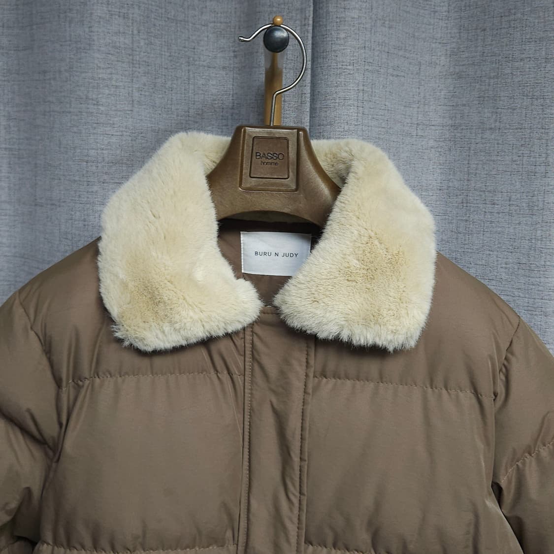 F ) 여성 에코퍼 카라 패딩점퍼 상품이미지2