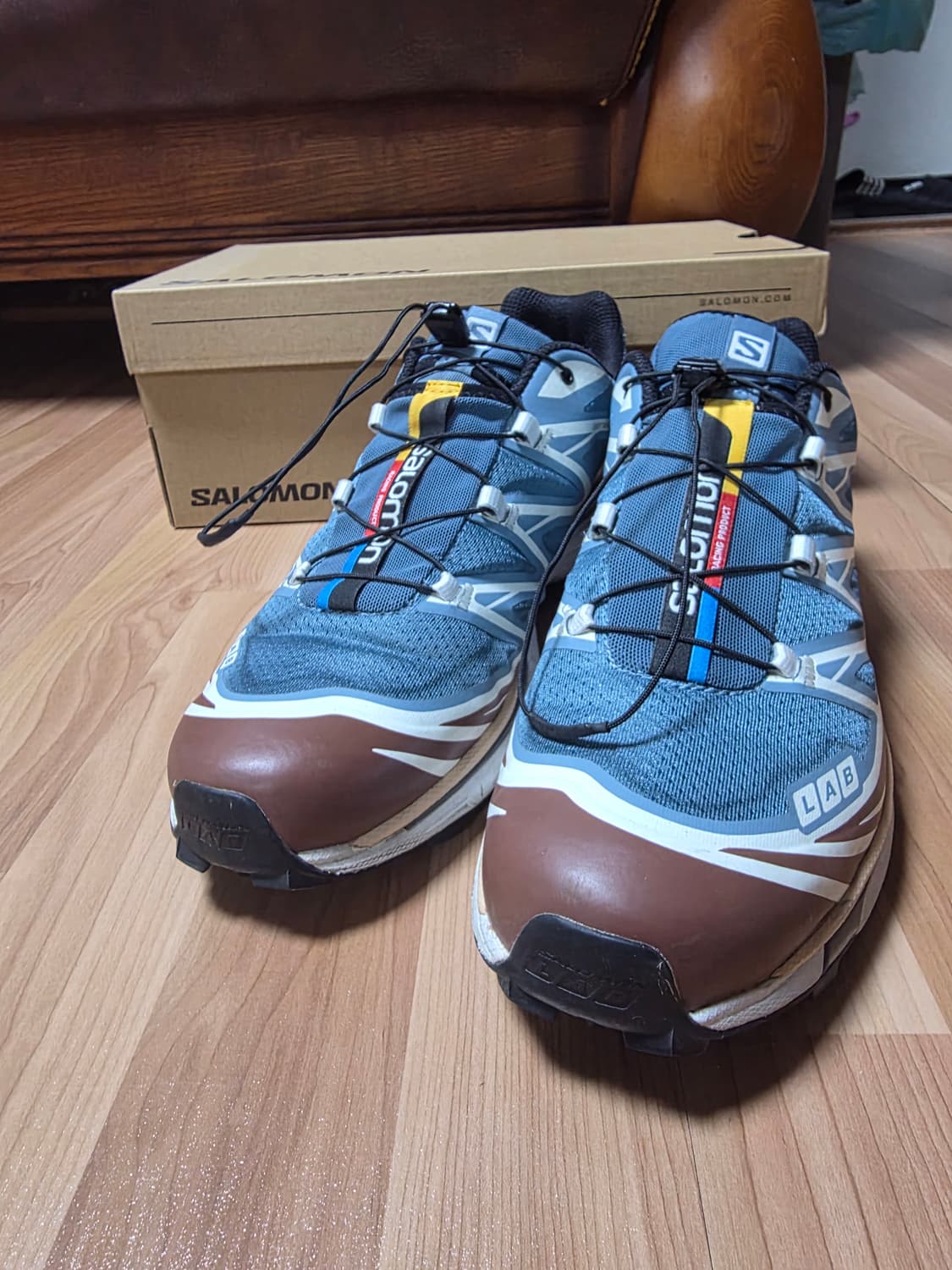 살로몬 XT-6 어게안 블루 헤이즐넛 280 상품이미지2