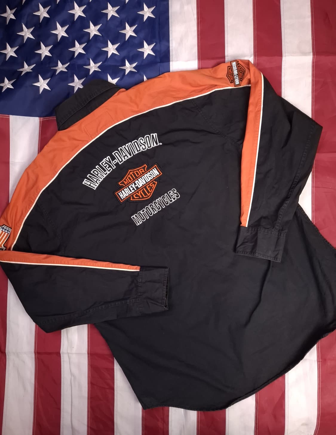 오리지날 할리데이비슨 빅로고 라이더 셔츠 상품이미지1