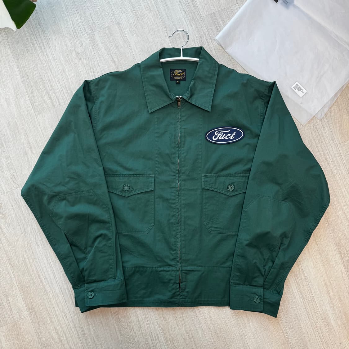FUCT 퍽트 워크 자켓 그린 XL 상품이미지1