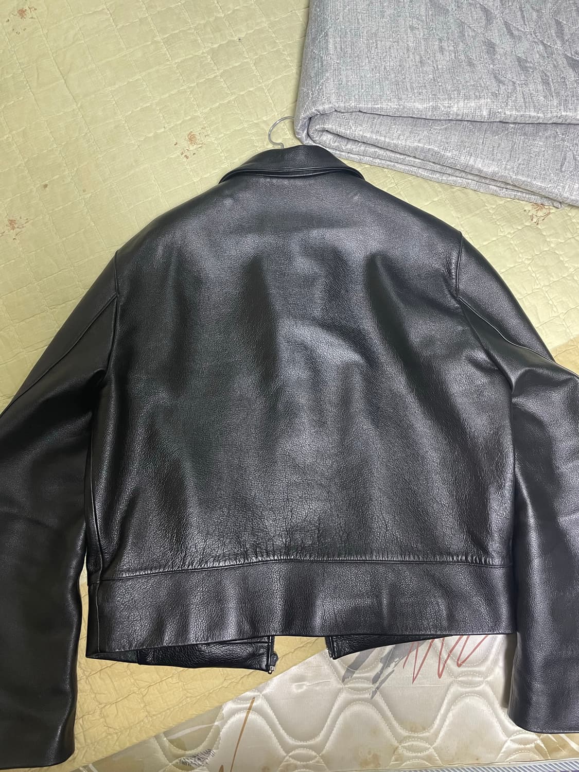 3) 머듈 014 블랙 레더 자켓 상품이미지3