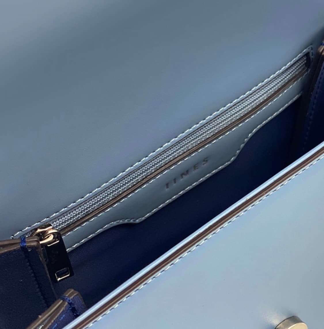 이네스 조이백 20SS 새들백 소라색 상품이미지6