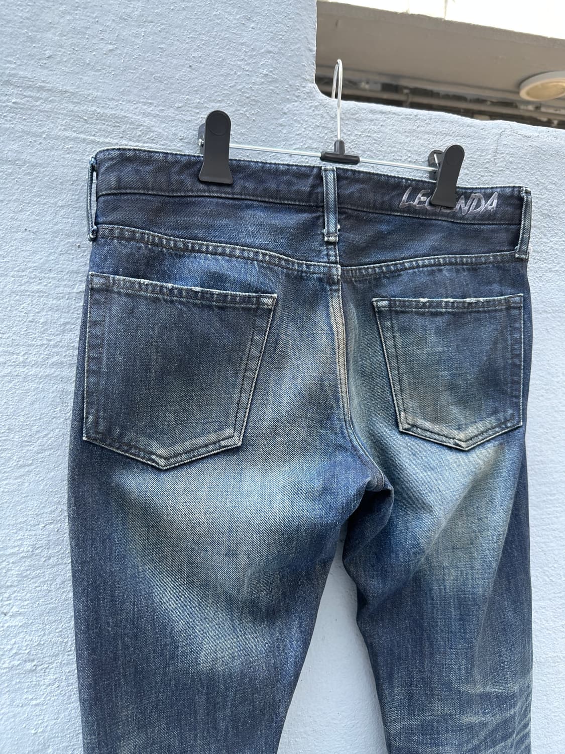 LEGENDA stud waxed coating jeans 상품이미지8