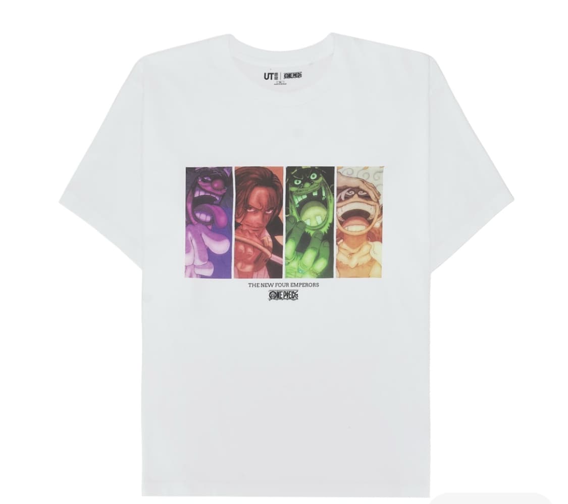 유니클로 UT x 원피스 그래픽 티셔츠 D 화이트 (XL) 상품이미지1