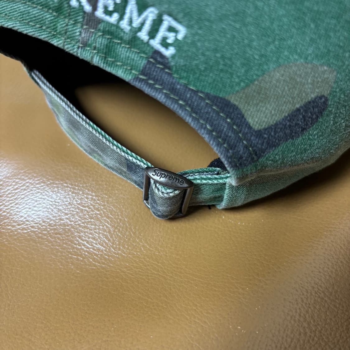 Supreme 슈프림 20ss 피그먼트 카모 S로고 6패널 볼캡 모자 상품이미지8