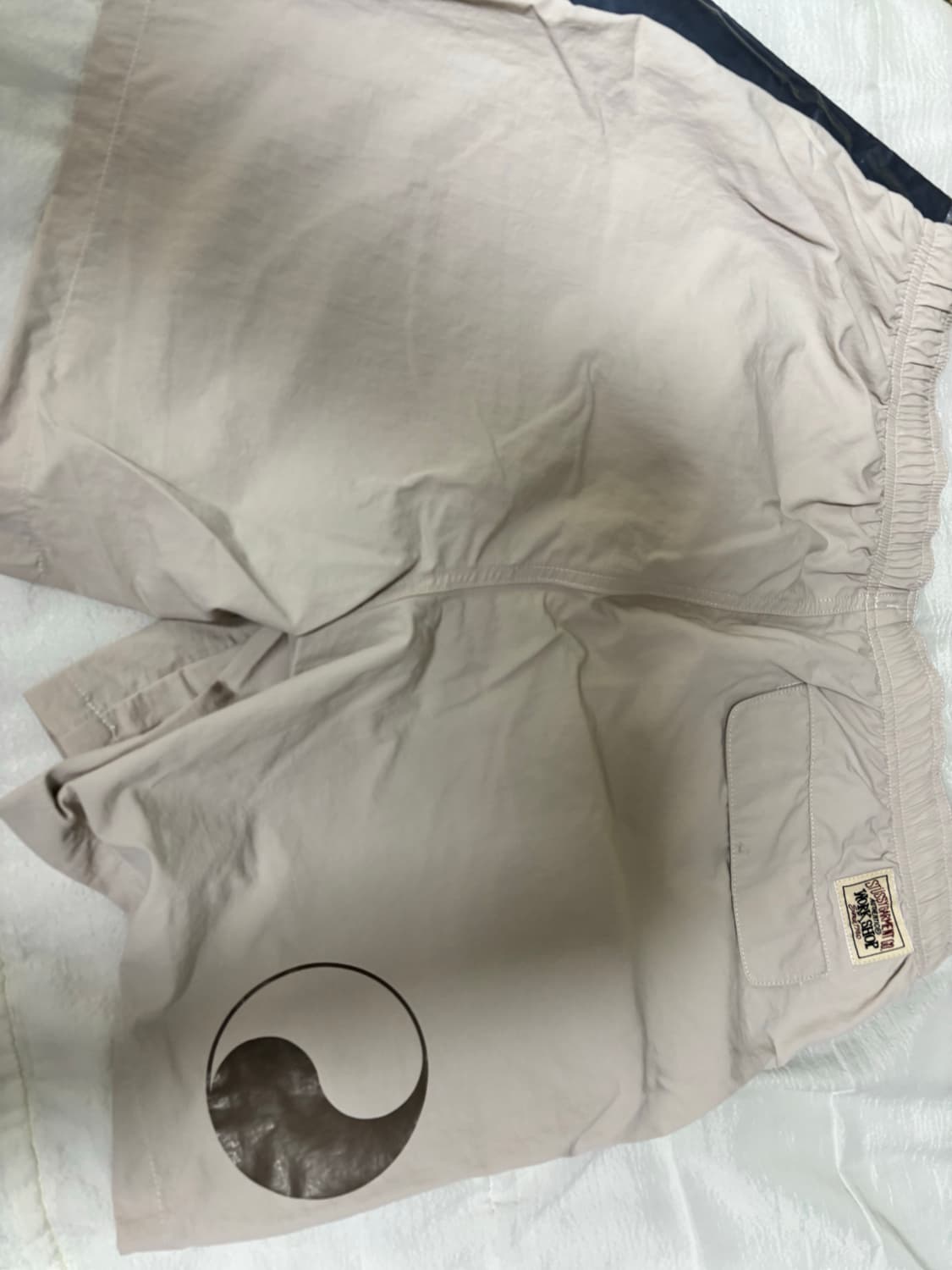 [M]스투시x아워레가시 워터쇼츠 베이지 상품이미지2