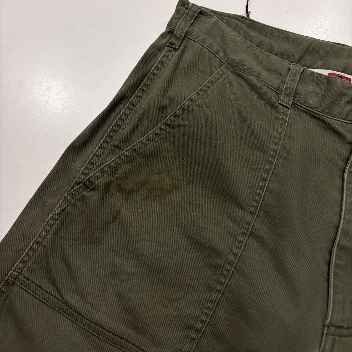 [L] 벤 데이비스 올리브 워크 팬츠 D720 상품이미지8