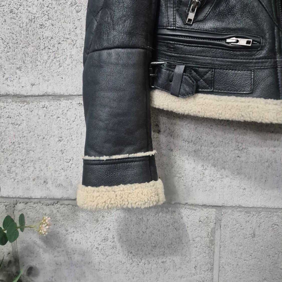 시스템  리얼양털천연가죽무스탕 상품이미지6