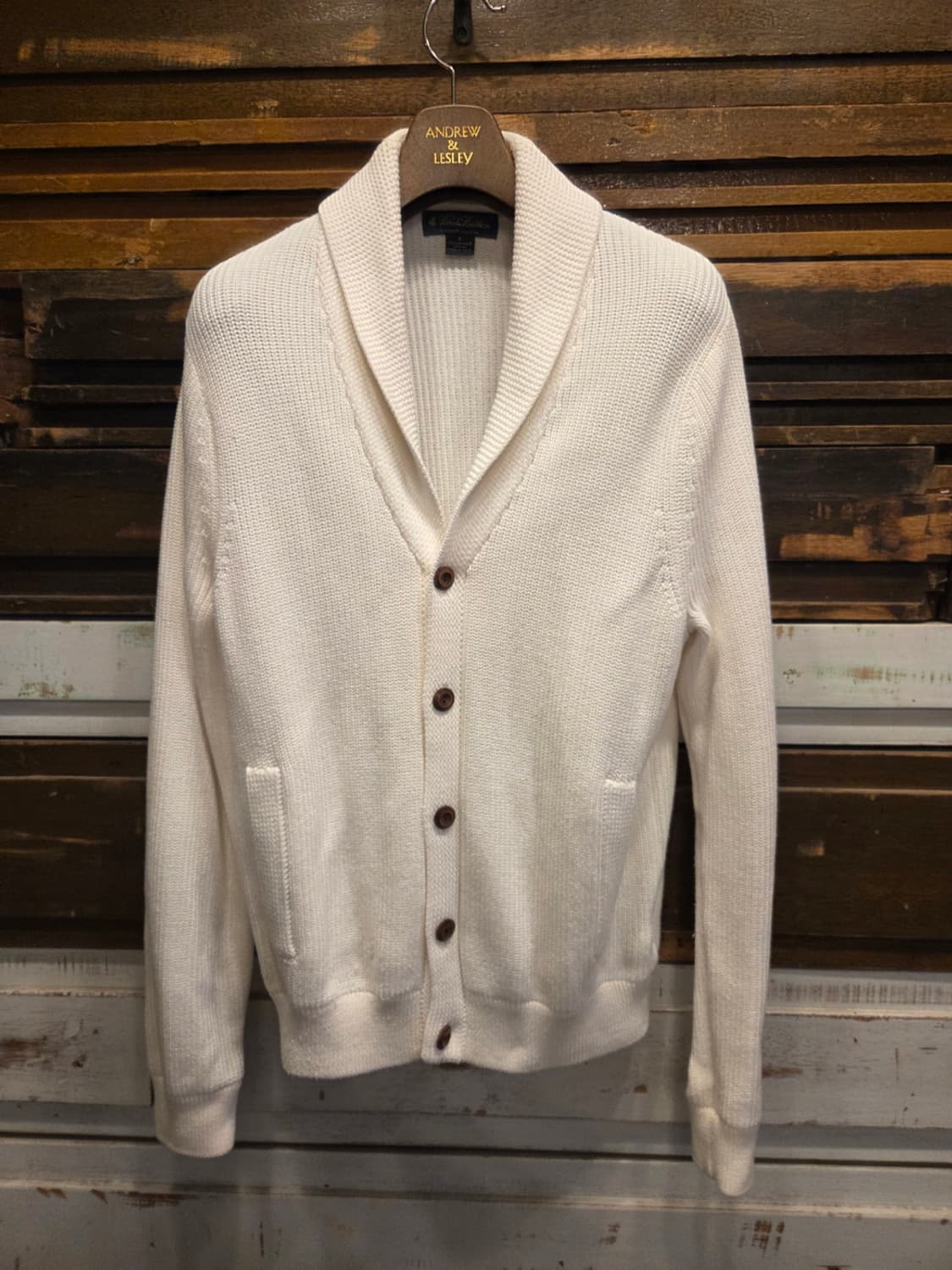 브룩스 브라더스 숄칼라 카디건  상품이미지1