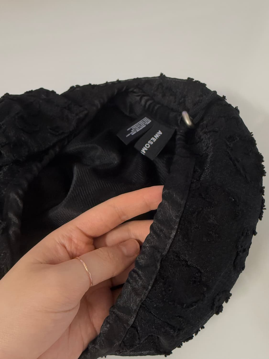 어썸니즈 보울 레베 리본 클라우드 블랙 (미사용) 상품이미지4