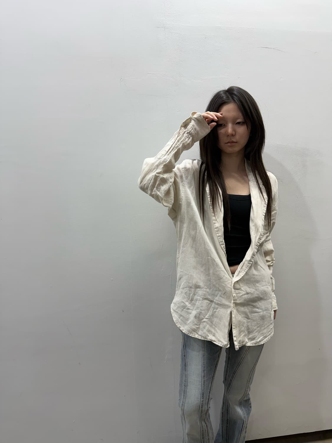 꼼데가르송 간류 리넨 오버핏 블레이저 상품이미지6