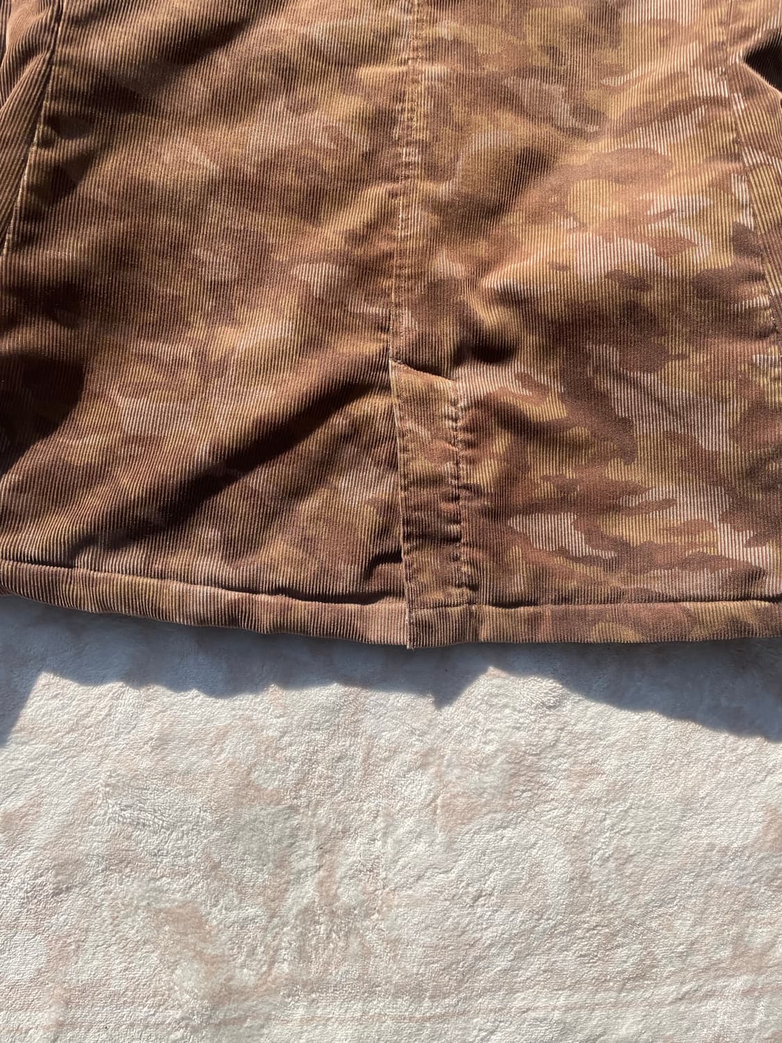 하와이안 코듀로이 브라운 카모 필드자켓 상품이미지8