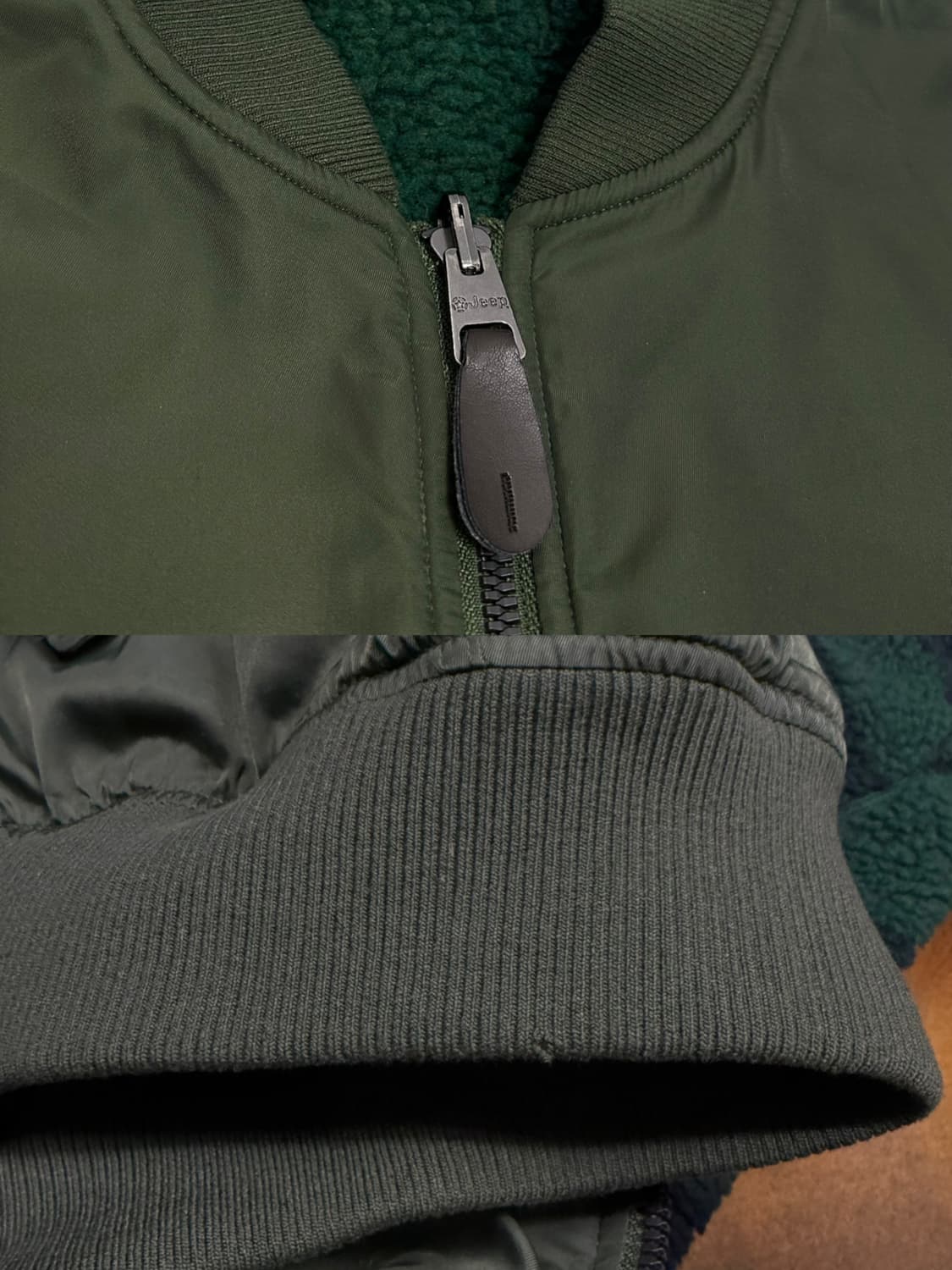 Jeep 지프 리버서블 뽀글이 ma1 항공점퍼 상품이미지4