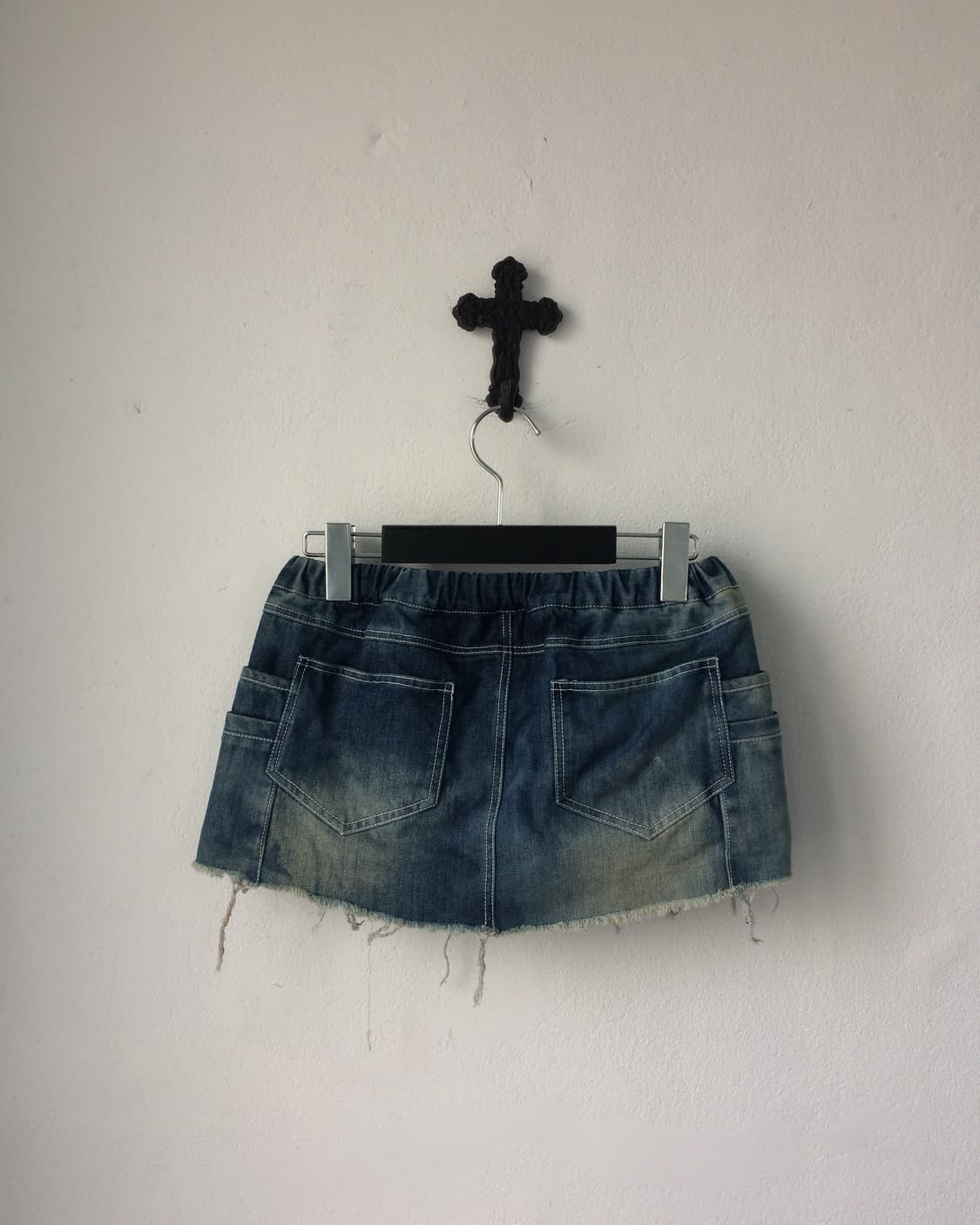 Damage washing denim skirt 상품이미지2